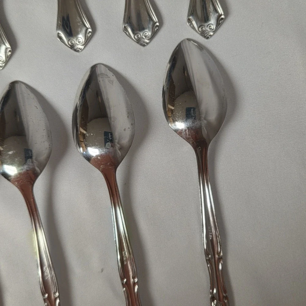 Onieda Colonial Mood Northland Stainless Ice Tea Spoons‎ Vintage Replacement